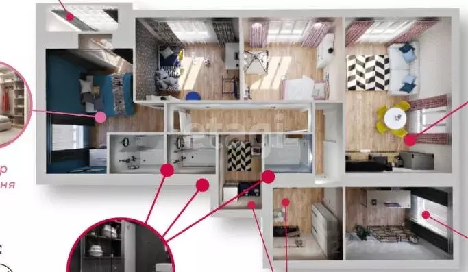 4-к кв. Удмуртия, Ижевск ул. 40 лет Победы, 85 (110.77 м) - Фото 2