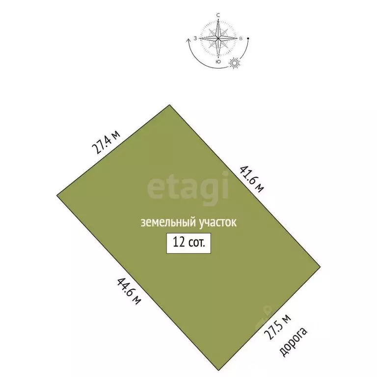 Участок в Башкортостан, Стерлитамакский район, д. Казадаевка ул. ... - Фото 1