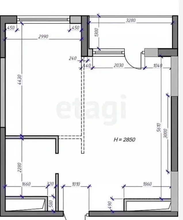 2-к кв. Удмуртия, Ижевск ул. Холмогорова, 89 (43.0 м) - Фото 0