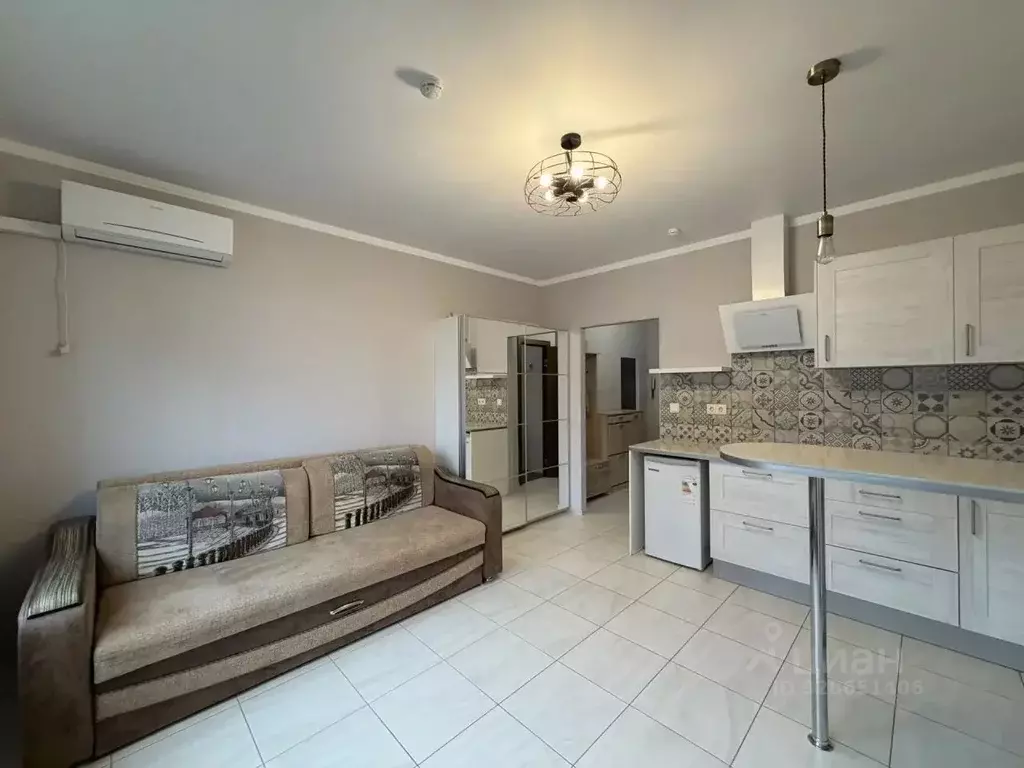 Студия Москва пос. Коммунарка, ул. Бачуринская, 11 (25.0 м) - Фото 1