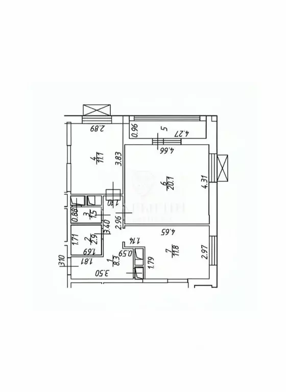 2-к кв. Московская область, Красногорск ул. Липовой Рощи, 4к2 (59.8 м) - Фото 2