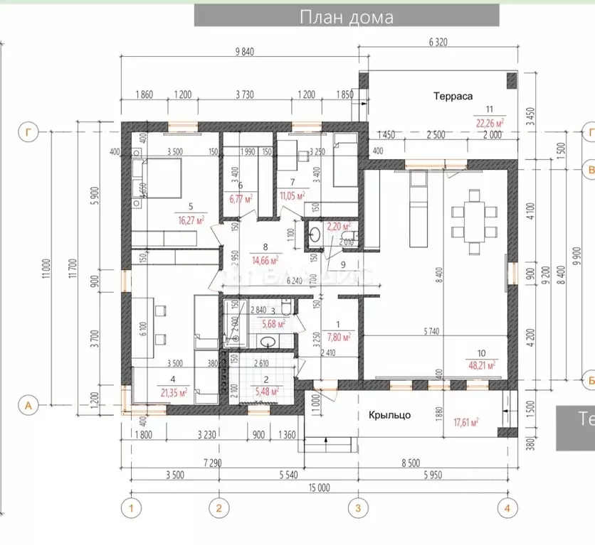 Дом в Белгородская область, Белгородский район, Крутологское с/пос, с. ... - Фото 2