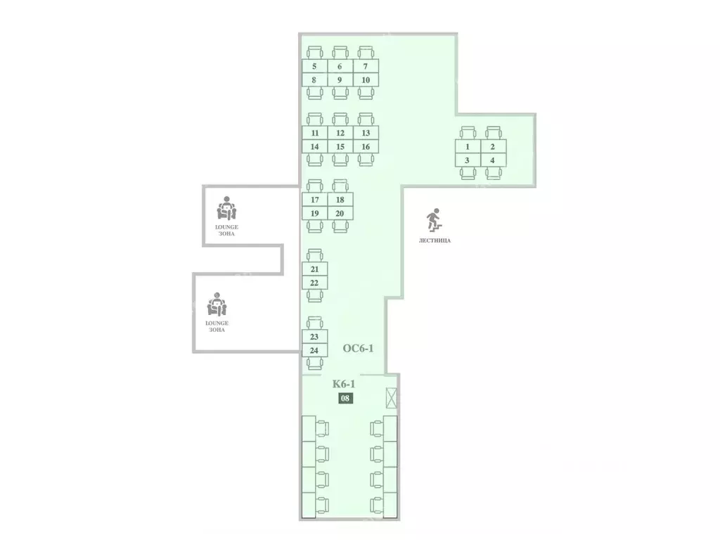 Офис в Санкт-Петербург 8-я Васильевского острова линия, 25 (160 м) - Фото 1
