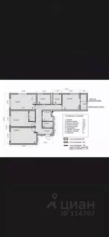 3-к кв. Москва Тайнинская ул., 9к1 (88.1 м) - Фото 2