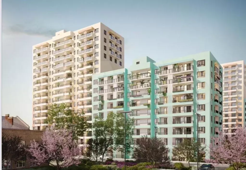 Квартира-студия, 34,8 м, 8/16 эт. - Фото 0