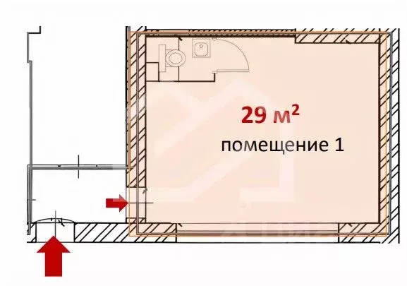 Помещение свободного назначения в Москва ул. Фридриха Энгельса, 7-21 ... - Фото 2