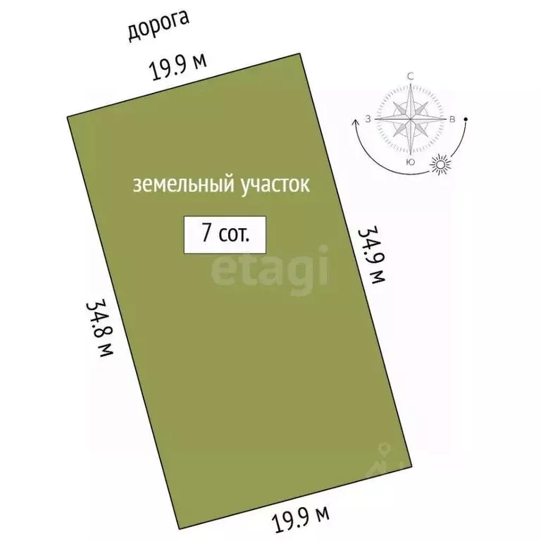 Участок в Тюменская область, Тюменский район, д. Елань, Хвойный кп  ... - Фото 1
