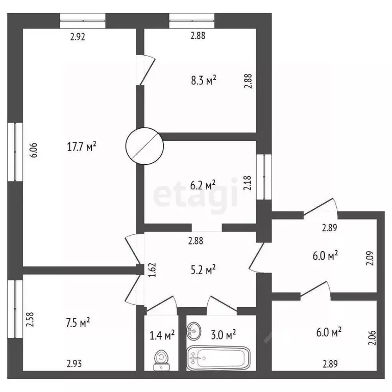 Дом в Челябинская область, Аргаяшский муниципальный округ, с. ... - Фото 1