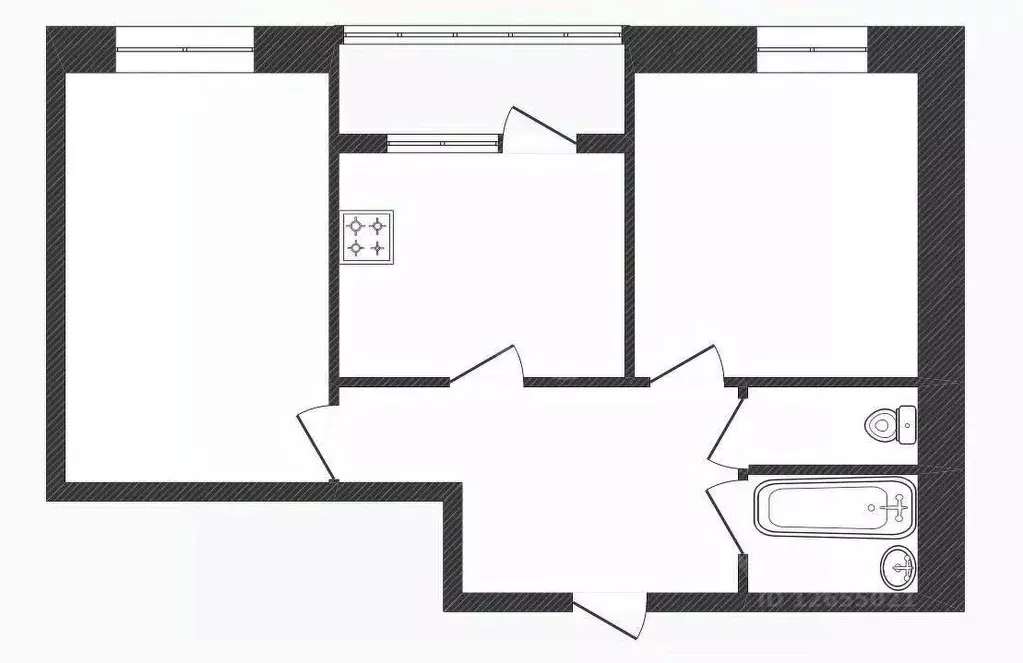 2-к кв. Костромская область, Кострома бул. Маршала Василевского, 11к2 ... - Фото 0