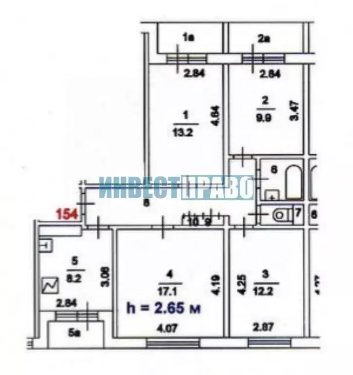 4-к кв. Москва Шипиловская ул., 37К1 (76.0 м) - Фото 2