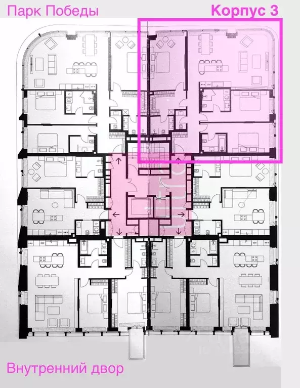 4-к кв. Москва ул. Братьев Фонченко, 1к3 (151.0 м) - Фото 1