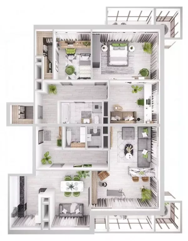 4-к кв. Татарстан, Набережные Челны ул. Сибгатуллина, 3В (152.2 м) - Фото 0