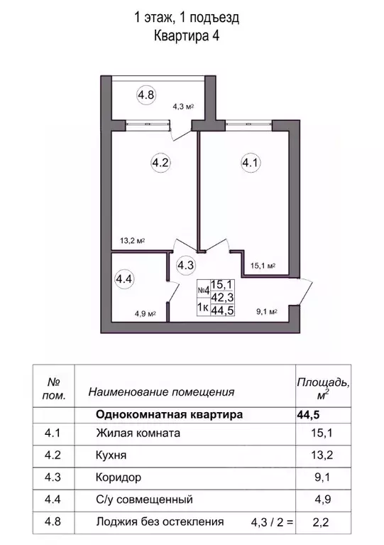 1-к кв. Белгородская область, Белгородский муниципальный округ, с. ... - Фото 1