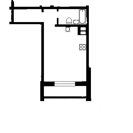 1-к кв. Челябинская область, Челябинск Университетская Набережная ул., ... - Фото 2
