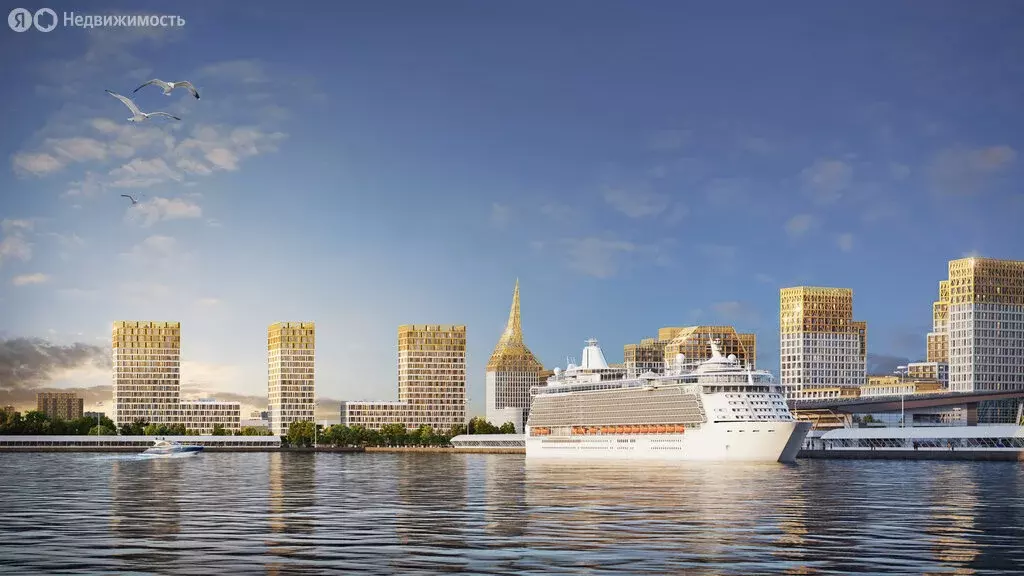 1-комнатная квартира: Санкт-Петербург, проспект Крузенштерна, 13 (45.3 ... - Фото 2