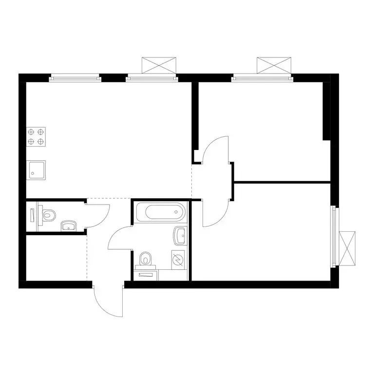2-комнатная квартира: Москва, Северо-Восточный округ, район Отрадное, ... - Фото 1