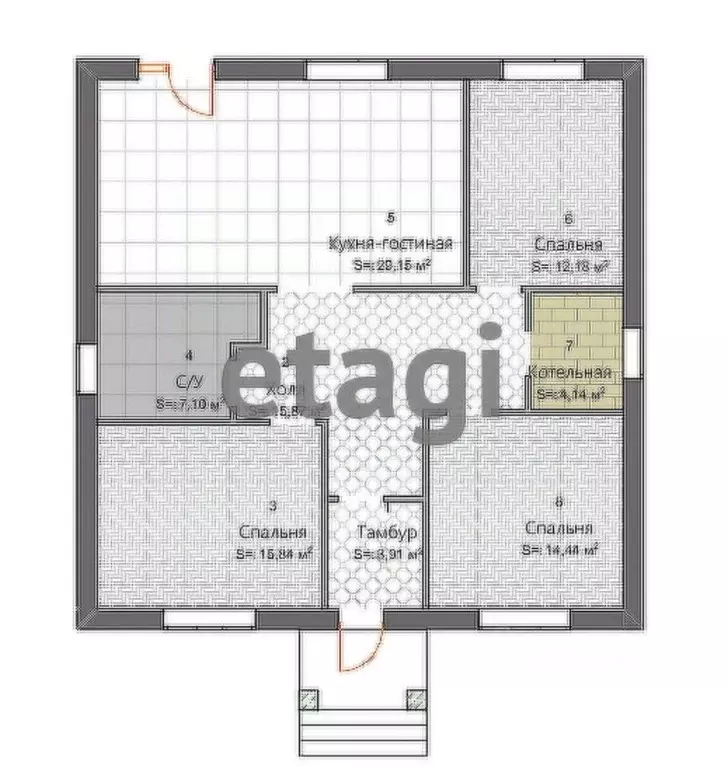 Дом в Белгородская область, Белгородский район, с. Стрелецкое ул. ... - Фото 2