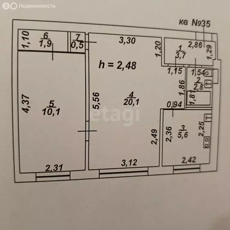2-комнатная квартира: Тверь, проспект Победы, 2Б/24 (44.7 м) - Фото 1