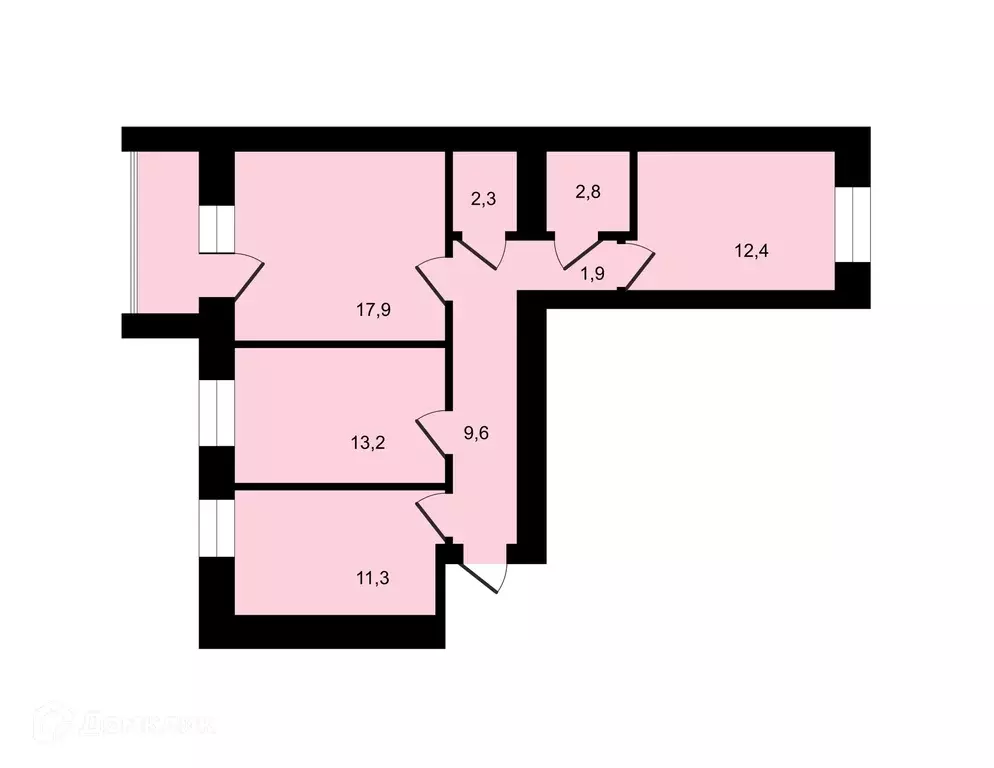 Продаётся 3-к квартира, 71.4 м - Фото 1
