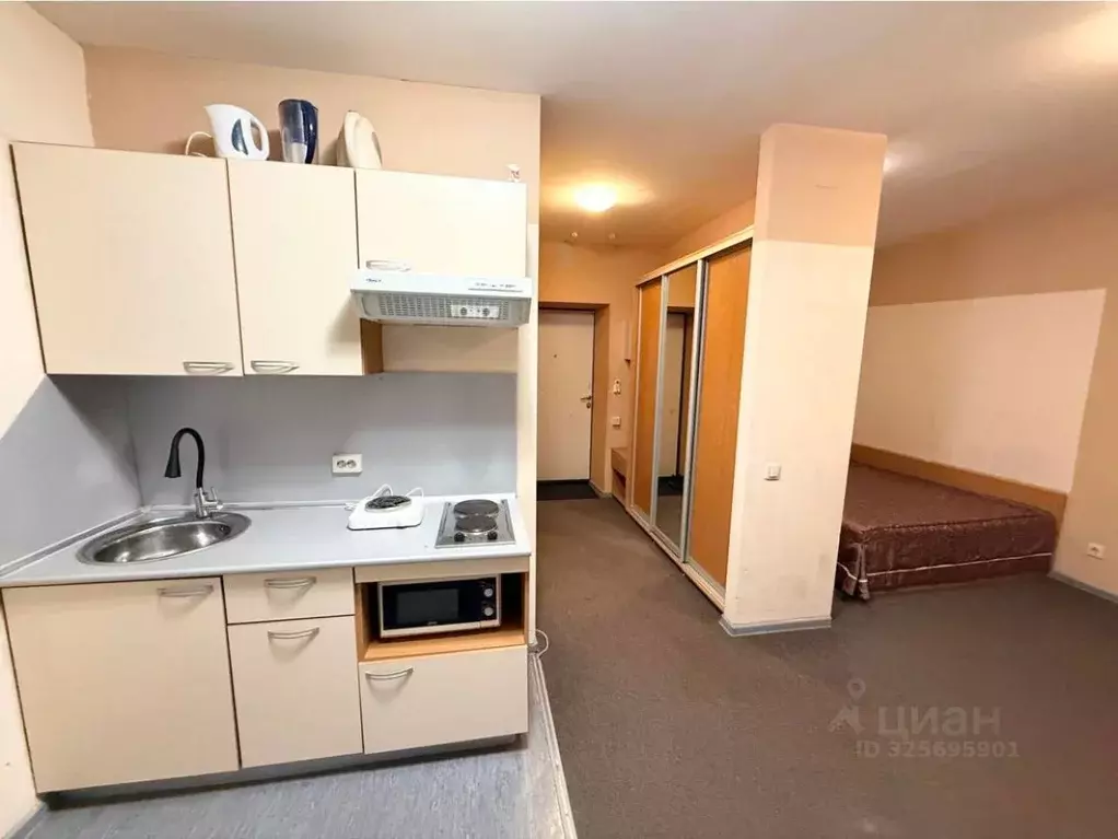 1-к кв. Татарстан, Казань просп. Победы, 90 (32.0 м) - Фото 2