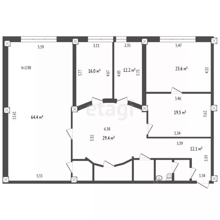 Помещение свободного назначения в Тюменская область, Тюмень ул. ... - Фото 2
