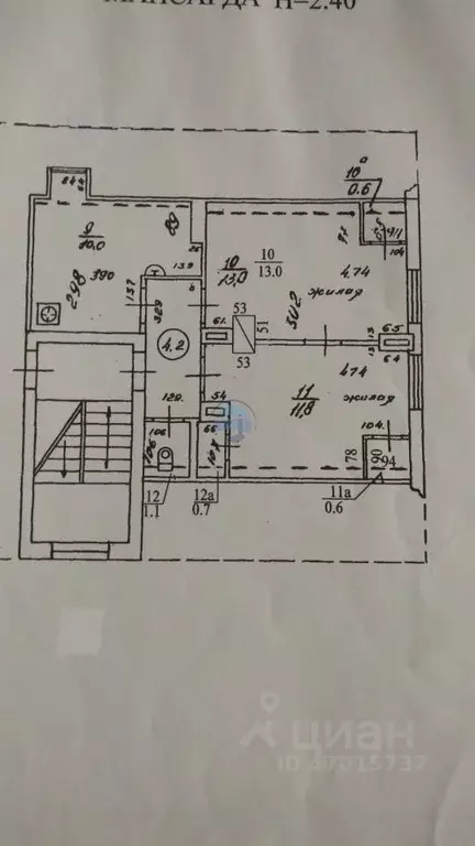 2-к кв. Калининградская область, Калининград ул. Чекистов, 74 (42.0 м) - Фото 1