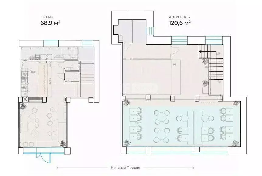 Торговая площадь в Москва ул. Красная Пресня, 32-34 (190 м) - Фото 2