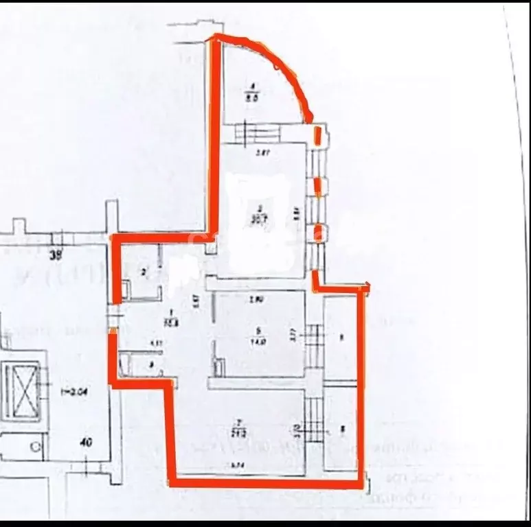 2-к кв. Московская область, Балашиха Гагарина мкр, 6 (100.0 м) - Фото 2