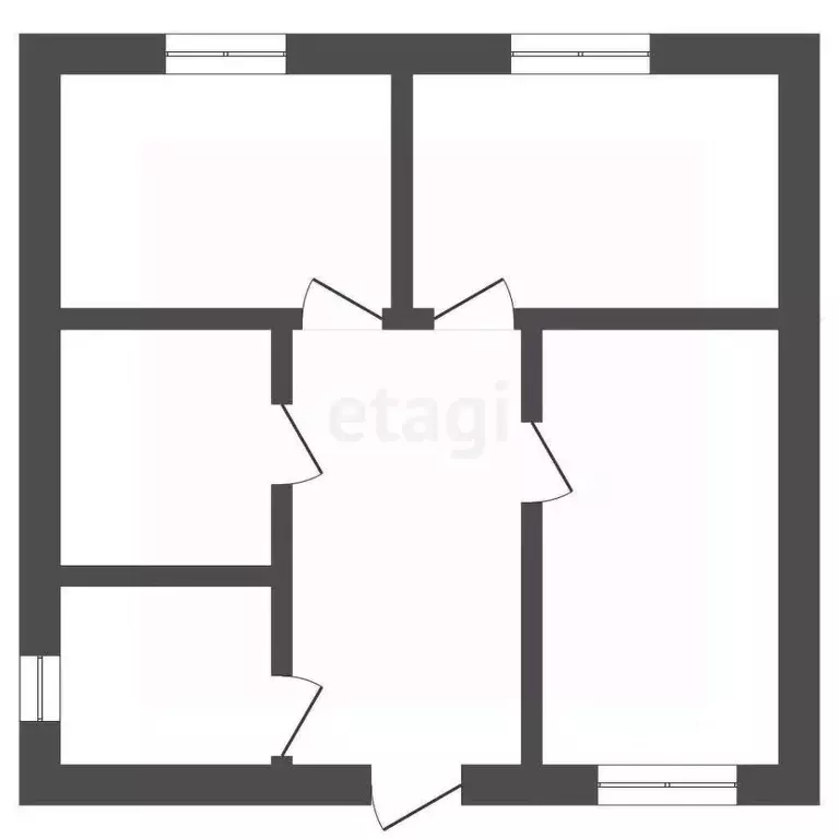 Дом в Крым, Бахчисарайский район, с. Вилино ул. Шалаева, 66 (55 м) - Фото 2