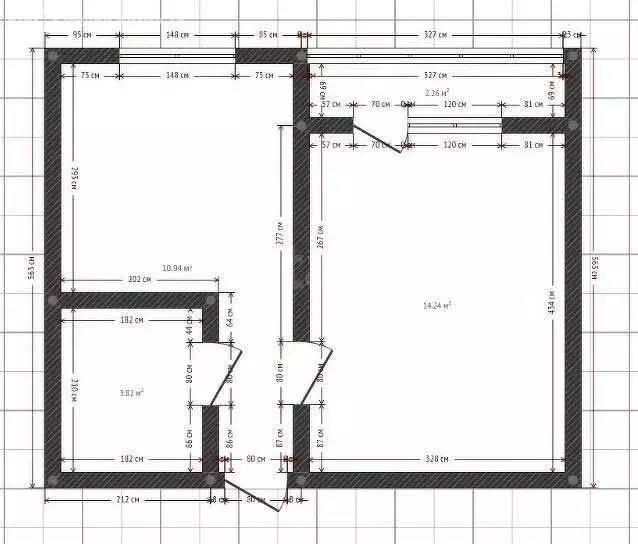 1-комнатная квартира: Яблоновский, Шоссейная улица, 63к12 (31 м) - Фото 1