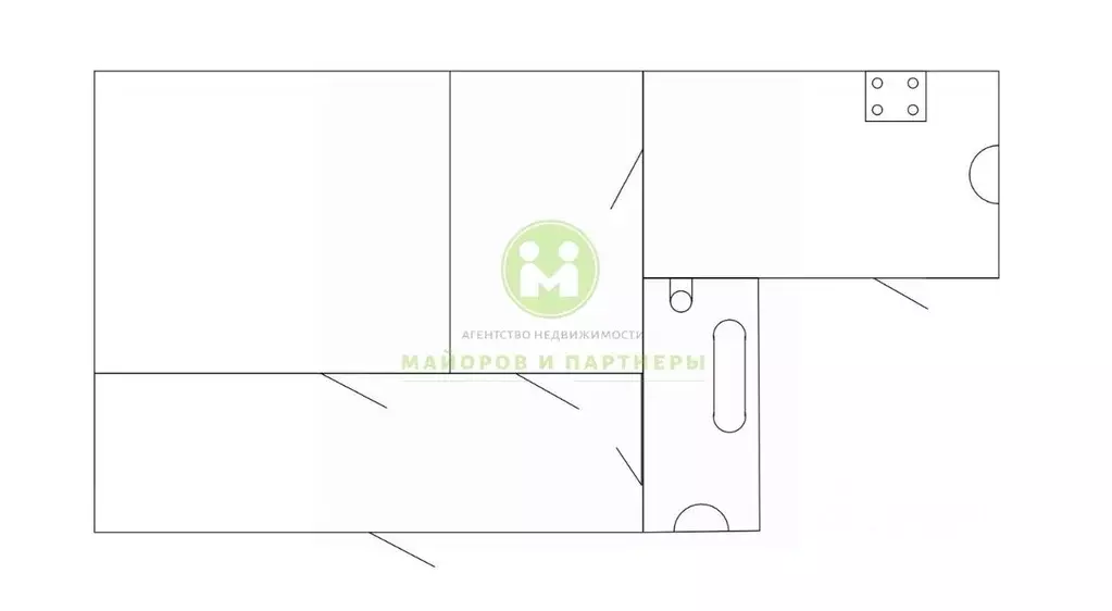 Дом в Крым, Симферопольский район, с. Урожайное ул. Веселая, 63 (56 м) - Фото 2