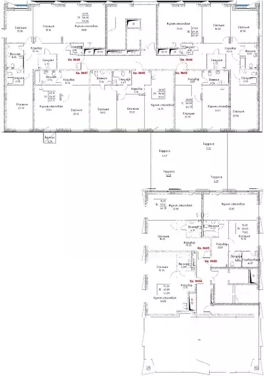 1-к кв. Татарстан, Казань Академик жилой комплекс (71.67 м) - Фото 2