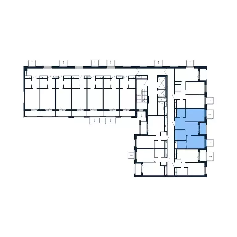 2-комнатная квартира: Новоселье, Центральная улица, 30к1 (50 м) - Фото 2
