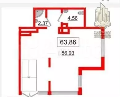 Продажа помещения с Арендатором 63.8м - Фото 0