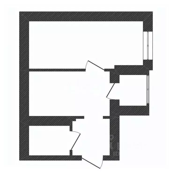1-к кв. Калужская область, Балабаново г. Боровский муниципальный ... - Фото 2