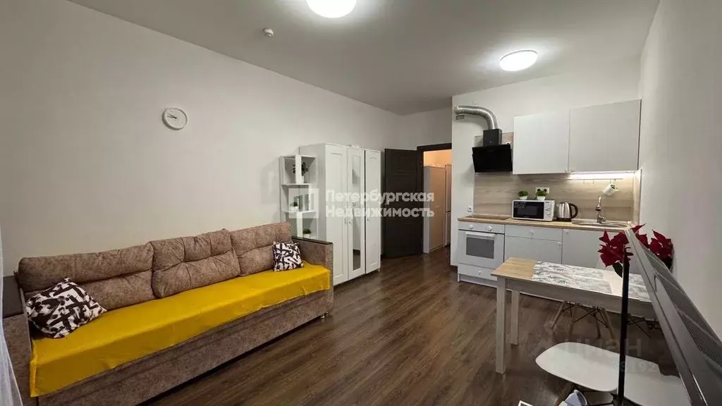 Студия Санкт-Петербург ул. Верхне-Каменская, 5 (23.8 м) - Фото 1