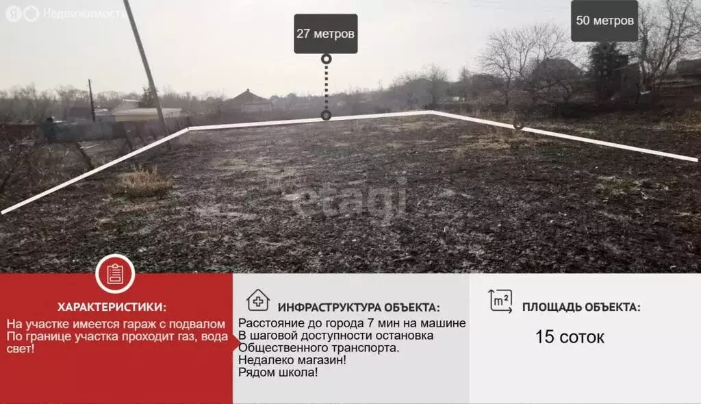Участок в Старооскольский городской округ, село Курское, Первомайская ... - Фото 1