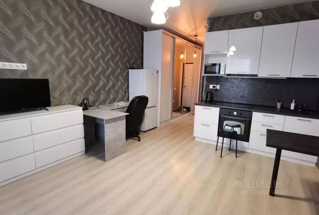 Студия Москва Аминьевское ш., 4Дк3литА (28.0 м) - Фото 1