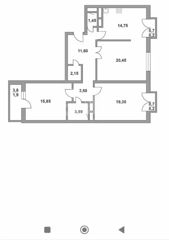 3-комнатная квартира: Москва, Рублёвское шоссе, 70к5 (100 м) - Фото 1