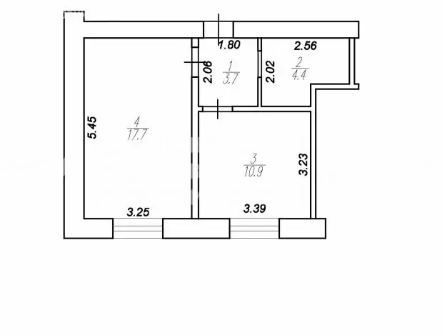 1-комнатная квартира: посёлок Варские, Советская улица, 6 (36.7 м) - Фото 0