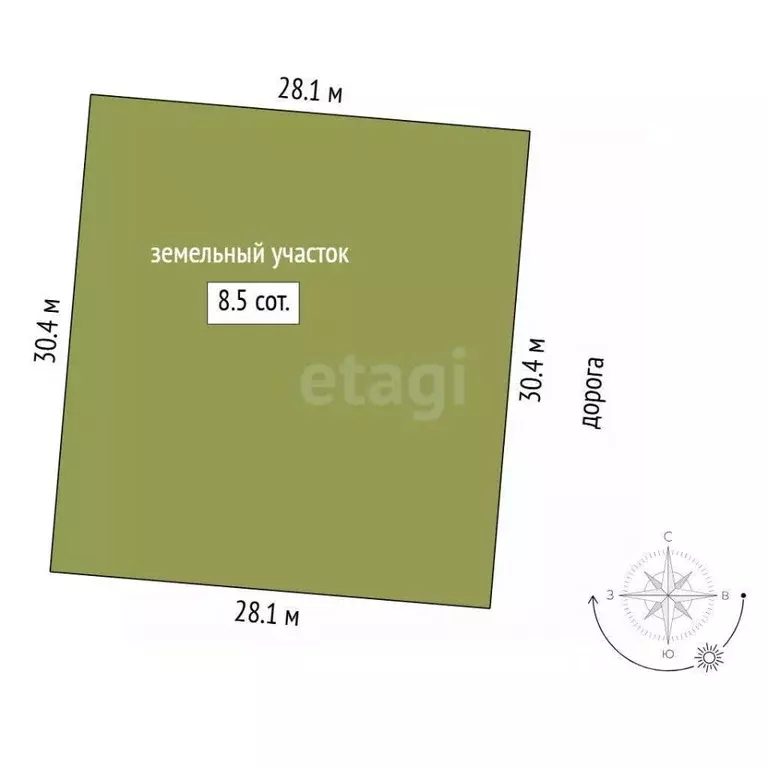 Участок в Тюменская область, Тюменский муниципальный округ, д. ... - Фото 2