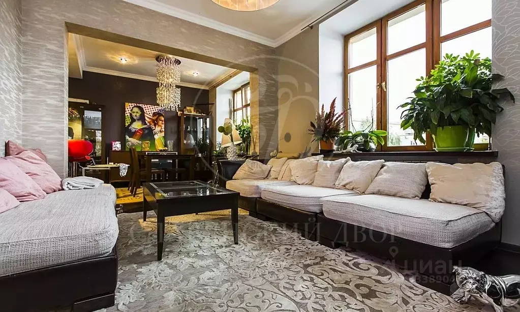 3-к кв. Москва Мансуровский пер., 6 (78.0 м) - Фото 1