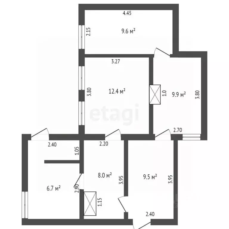 Дом в Орловская область, Орел Первомайская ул., 9 (48 м) - Фото 1
