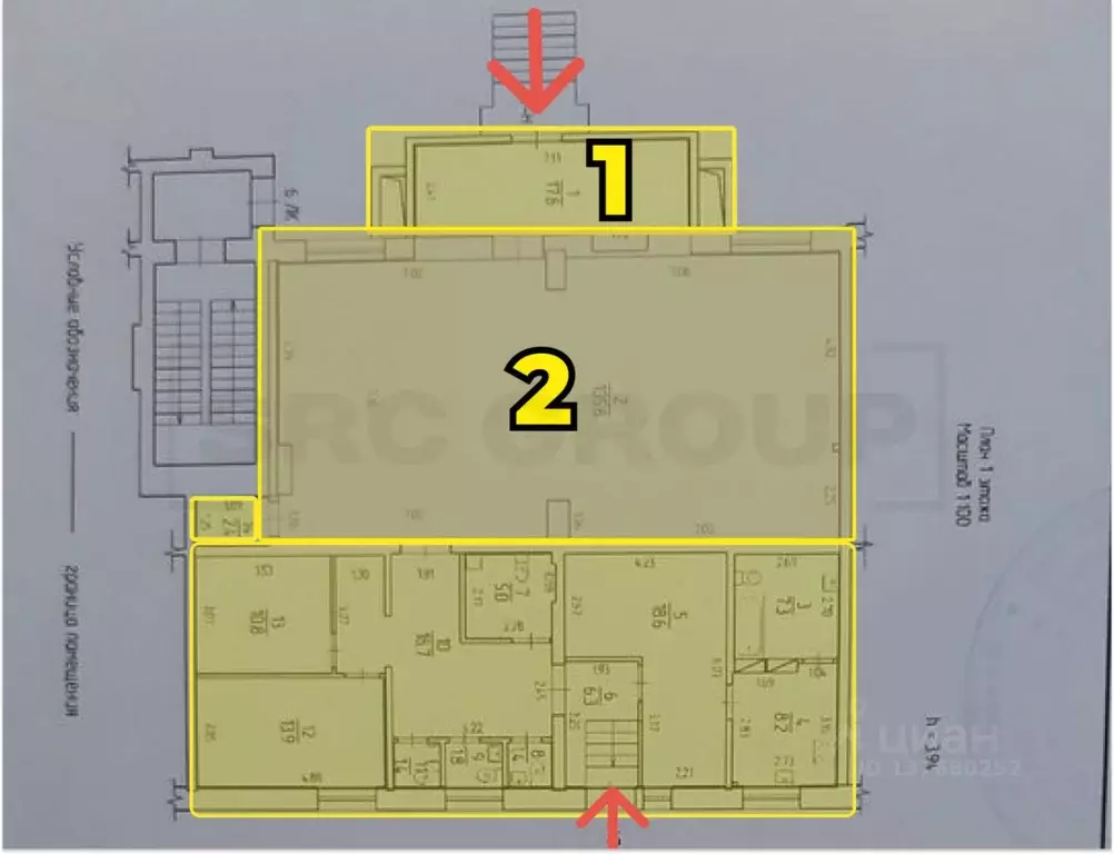 Торговая площадь в Санкт-Петербург Пулковская ул., 2к1 (219 м) - Фото 2