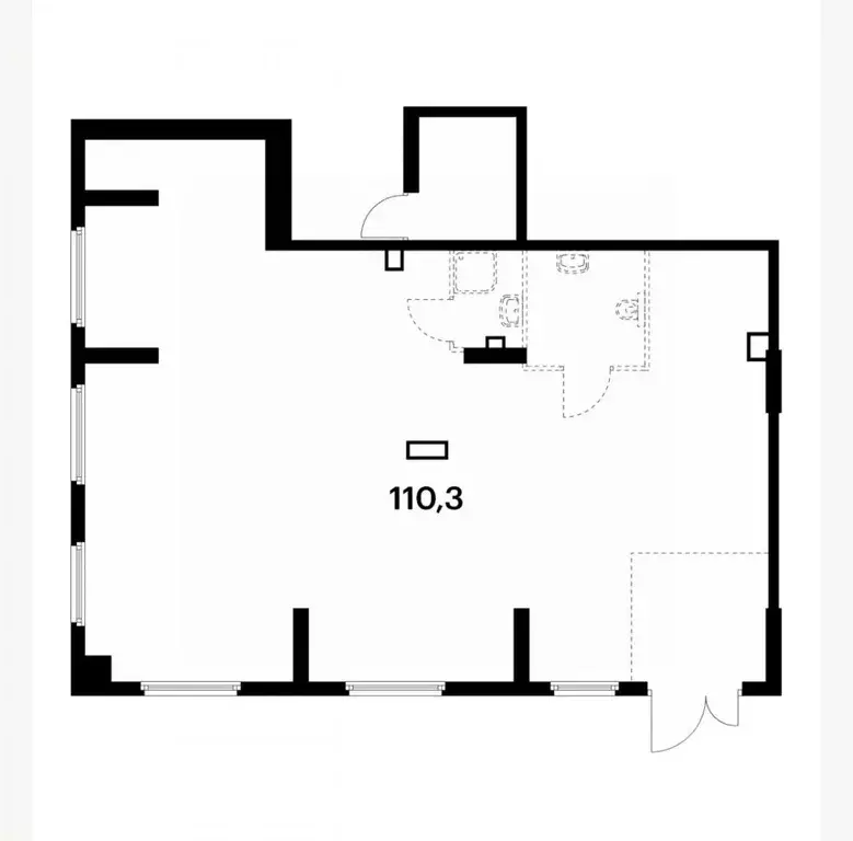 Помещение свободного назначения в Москва Иловайская ул., 2 (110 м) - Фото 2