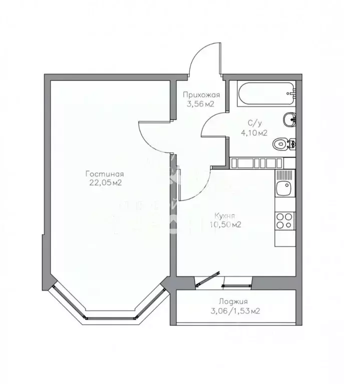 1-к кв. Оренбургская область, Оренбург просп. Победы, 149/3 (41.74 м) - Фото 2