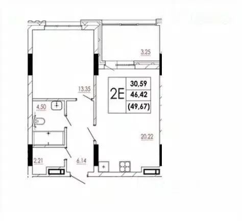 2-к кв. Воронежская область, Воронеж Ленинградская ул., 120Б (49.67 м) - Фото 0