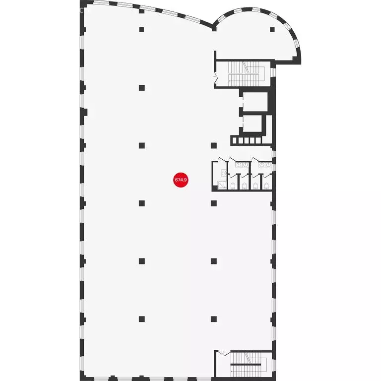 Офис (674.9 м) - Фото 2