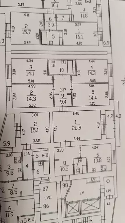 5-к кв. Санкт-Петербург просп. Просвещения, 33к1 (125.0 м) - Фото 2