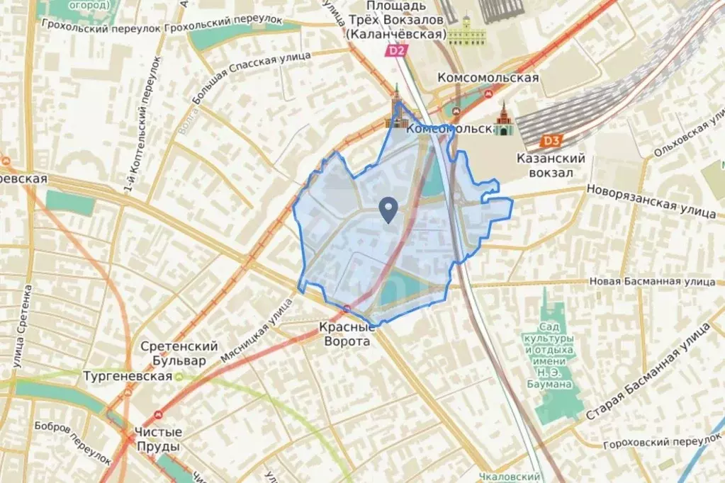 Офис в Москва Каланчевская ул., 13 (1166 м) - Фото 2